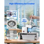 Uimoso Commercial Ice Shaver Crusher 661lbs h 350w 4-blade Snow Cone Machine