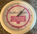 Southern Dairies Sealtest  Ice  Cream Clock With Vintage Look Battery Operated