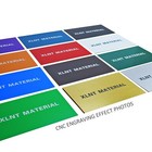 12 Pcs   12 Colors Cnc Engraving Blank Double Color Sheets 7  X 11    X  040   