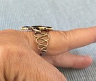 Black Onyx And Sterling Silver Ring  Size 8