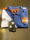 Denver Broncos Nfl X Klew Colorado State Flag Navy Orange Mens Large Polo New