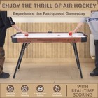 54  Air-powered Hockey Table Sport Hockey Game Pushers Pucks Electronic Scorer