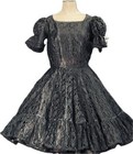 Vintage Fit   Flare Dress Lot  Red Black Lace White Square Dance  Pettipants M