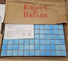  10  Emaux De Briare Marquises G2525 French Mosaic Tiles - Case Of 10