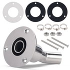 Thru Hull Exhaust Fitting 24mm 316 Stainless Steel For Diesel Parking Heaters Us