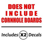 Graphix Express - C197 Distressed American Flag - Patriotic Cornhole Board Wr   