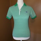 Vintage 80s Izod Lacoste Pinstripe Polo Shirt Bundle 2 Womens Xs Baby Tee