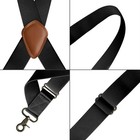 Two Clips Elasticated Braces For Adult Men Suspenders Heavy Duty Formal Wear