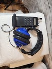 Vintage Uniden Bc80xlt Handheld 100 Channel Radio Scanner - Black And Headphones