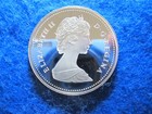 1981  Canada Silver Dollar -  railroad  - Gem Cameo Proof