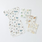 Newborn Cotton Mesh Swaddle Sleep Sack  Anti-startle Summer Baby Sleeping Bag 