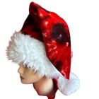 New Tie Dye Santa Hat Hippie Christmas Holiday Head Covering Festive Winter Wear