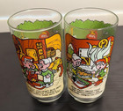Set Of 2 Vintage Keebler Elves Soft Batch Promo Glasses Excellent Condition