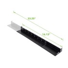 Adjustable 4-post Rack Mount Server Shelf Shelves Full Depth Rail Rails 1u
