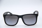 New Ray-ban Rb 4165f 622 t3 Justin Black Gradient Authentic Sunglasses 55-17
