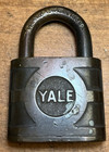 Vintage Yale Padlock Lot No Keys Old Rusty Locks Mixed Sizes Red Brass