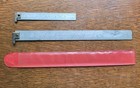  2  L  S  Starrett No  604r Hook Rules - 6    12   w plastic Cover  Usa
