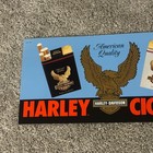 Vtg 1990s Harley Davidson Cigarettes Cardboard Sign Advertising Store Display