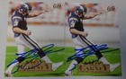 John Carney Signed 1995 Fleer Ultra Chargers Football Card  282 Kicker Autograph