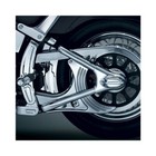 Kuryakyn 7815 Chrome Swingarm Covers Harley Softail Deluxe fatboy heritage 08-17