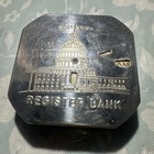    vintage    20thc Rare Unique Money Bank - Capitol Register Bank - Vtg Piggy Bank