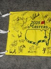 Multi Signed Autograph 2025 Masters Flag Rory Mcilroy
