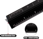 12  Architectural Scale Ruler  Aluminum Scale  Triangular Ruler  Scale Ruler For