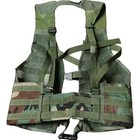 Us Military Issue Usgi Molle Ii Woodland Fight Load Carrier Vest Flc