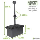 Pond Boss Medium Pond Filter Kit With Pump  Ideal For Water Features   Koi Ponds