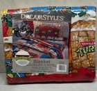 Vintage 1988 Teenage Mutant Ninja Turtles Tmnt Twin Full Bed Blanket 72 x90 