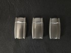 Mercedes Vintage Dark Grey Refillable Lighters  lot Of 3 