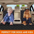 Dog Seat Cover Hammock For Back Seat Durable Waterproof  Car Truck Suv Seatbelt