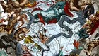    celestial Chart Of The Zodiac    1661 Vintage Style Astrology Map Art 16x19