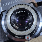 Vintage Zeiss Ikon Contaflex 35mm Slr Film Camera Tessar Pantar 45mm F 2 8 Lens
