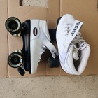 Vintage Riedell Carrera Speed Roller Skates White Quad Size 5 Mint Wheels
