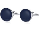8pcs Set Cufflinks And Studs - Black Onyx  For Men Shirts Tuxedo Wedding Gift   