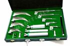 Fiber Optic Laryngoscope Mac   Miller Set Of 18 Ea   Emt Anesthesia Intubation