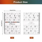 Adhd Cleaning Planner  Cleaning Schedule And Checklist  Undated Daily And Weekly