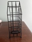 Norwex Wire House Counter Cloth Towel Holder Organizer Black Mesh Rack