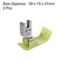  sp-18 Industrial Sewing Machine Hinged Presser Foot With Right Guide 1 4  2 Pcs