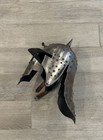 Vtg Medieval Knight Helmet Steel Armor Replica Gothic Warrior Battle Helmet