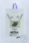 New Purple Polka Dot Unicorn Necklace   Earring Set Glitter Rainbow Jewelry Kids