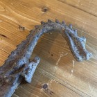 Antique Cast Iron Dragon Ashtray Smoking Stand Handle Part Gothic Revival