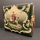 Antique 19th C  Victorian Celluloid Relief Arabia Warriors On Horse Photo Album