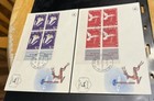 Israel Scott  66-69 1952 New Year Tab Blocks Of Four On First Day Covers  