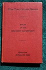 1964 New York Central System Railroad Operating Dept Railway Train Rules Booklet