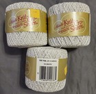 17 J p Coats Cro-sheen Knit   Crochet Yarn 100  Cotton Lot Doilies Crafts Vtg
