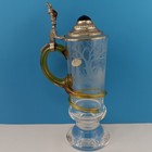 Von Poschinger German Art Beer Stein Etched Glass  5 Liter Limited 103 250
