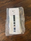 Nike Elite Crew Basketball Socks Whte With Black  M   New With Tag 