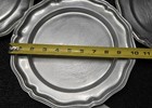 Wilton Armetale Rwp Pewter  Tavern Dinner Plates 10  Made Usa Columbia Lot Of 4